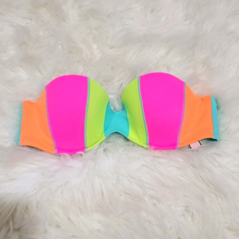 VS swimsuit top, strapless, size 34B, new